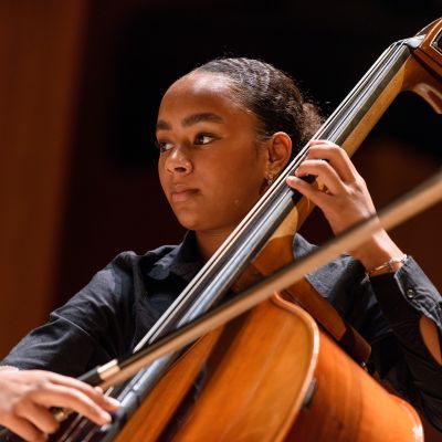 Double Bass - London Schools Symphony Orchestra LSSO (c) David Monteith-Hodge - Photographise